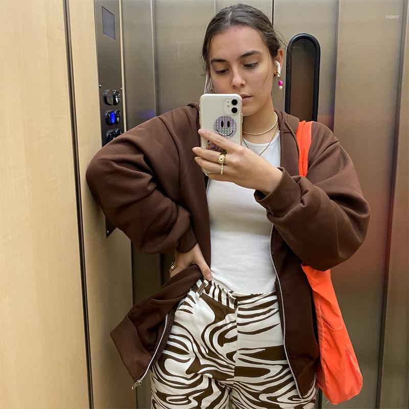 Women' Hoodies Women' & Sweatshirts Brown For Women Korean Style Zip Up Jacket Clothes Long-Sleeved Oversized Hooded Coat Vintage, Brown letter
Women' Hoodies Women' & Sweatshirts Brown For Women Korean Style Zip Up Jacket Clothes Long-Sleeved Oversized Hooded Coat Vintage, Brown letter