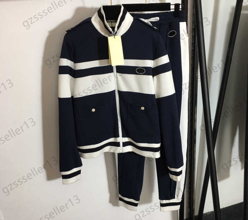 Two Piece Womens Tracksuit Contrast Colour Stripe Printed Long Sleeve Zipper Jacket Drawstring Bunch Of Foot Trousers Spring Autumn Women Clothing 1970, 12
Two Piece Womens Tracksuit Contrast Colour Stripe Printed Long Sleeve Zipper Jacket Drawstring Bunch Of Foot Trousers Spring Autumn Women Clothing 1970, 12