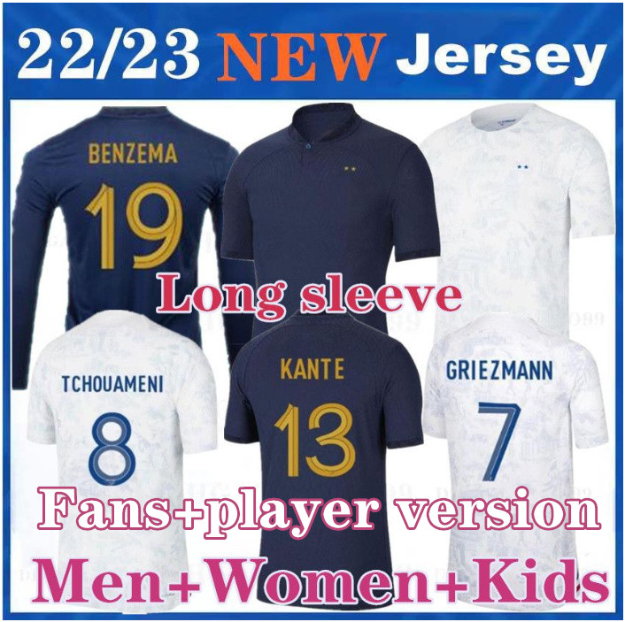 2022 soccer jersey 2022 2023 MBAPPE GRIEZMANN KANTE POGBA maillots de football maillot equipe French Child kit socks Men Fans player version Size XXXL XXXXL
2022 soccer jersey 2022 2023 MBAPPE GRIEZMANN KANTE POGBA maillots de football maillot equipe French Child kit socks Men Fans player version Size XXXL XXXXL
