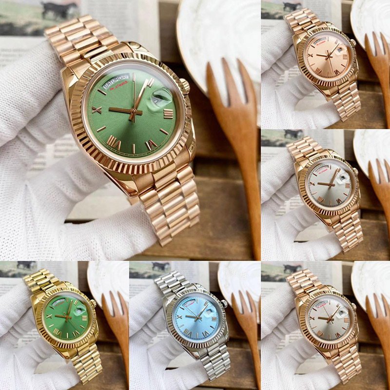 Mens watch and womens watches classic 41mm automatic movement double calendar 904L stainless steel rose gold bracelet sapphire glass waterproof luminous watchs, Watch1
Mens watch and womens watches classic 41mm automatic movement double calendar 904L stainless steel rose gold bracelet sapphire glass waterproof luminous watchs, Watch1