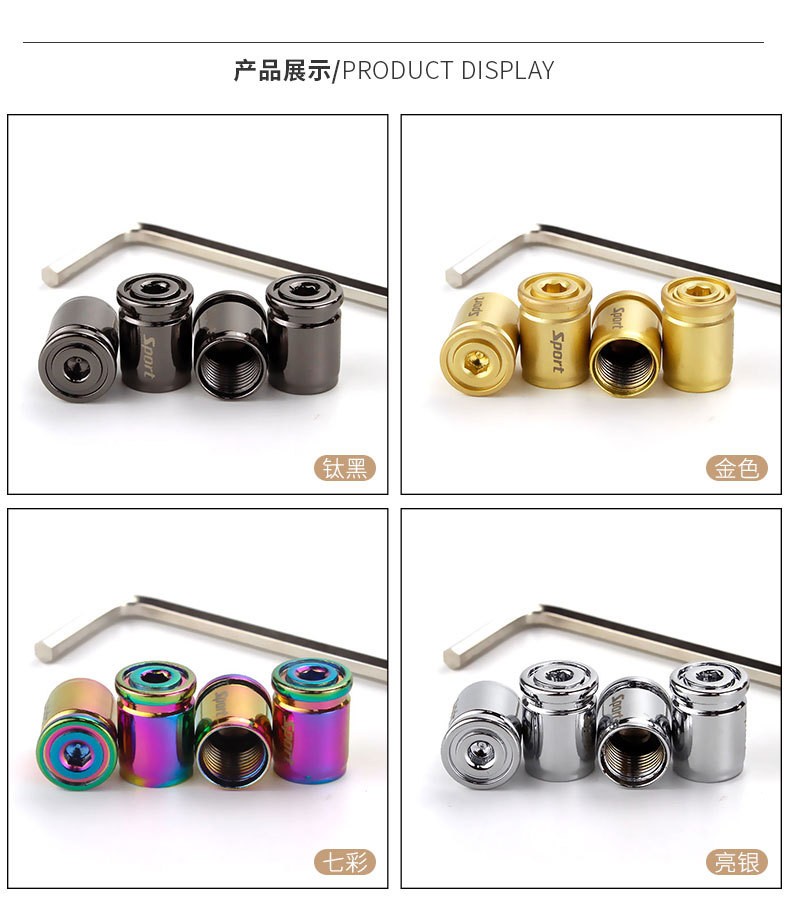 1000 pcs/ set Car Tire Valve Stem Cap Auto Wheel Tyre Air Cap Stems Cover Anti-Theft Dust