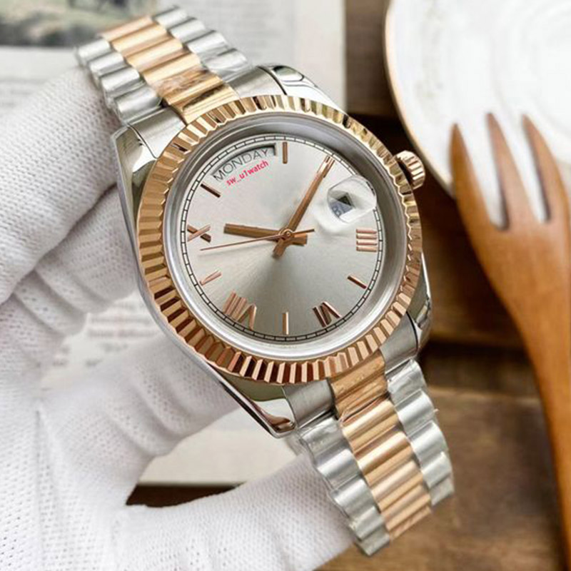 montre de luxe Mens Watches 41mm 36MM Automatic rose gold Stainless Steel 904L 2813 Mechanical Wristwatches waterproof Luminous factory luxury Movement watchs, Watch1
montre de luxe Mens Watches 41mm 36MM Automatic rose gold Stainless Steel 904L 2813 Mechanical Wristwatches waterproof Luminous factory luxury Movement watchs, Watch1