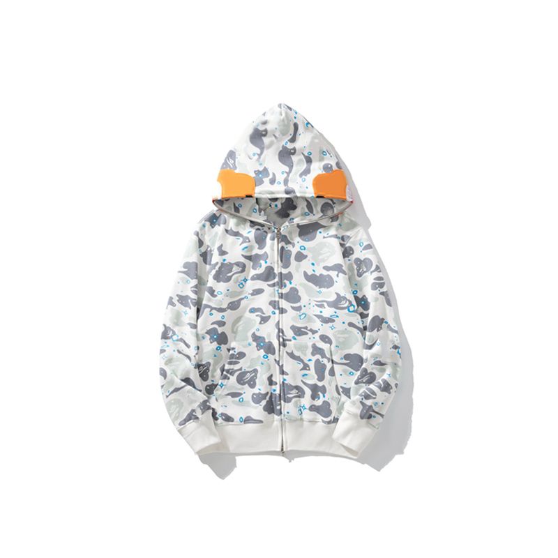 High Quality Tiger Mens Hoodies Designer Men Women Shark Full Zip Hoodie Jacket Color Grid Harajuku Sweatshirt Fashion Co -Branding Lum DDVt, 1 button
High Quality Tiger Mens Hoodies Designer Men Women Shark Full Zip Hoodie Jacket Color Grid Harajuku Sweatshirt Fashion Co -Branding Lum DDVt, 1 button