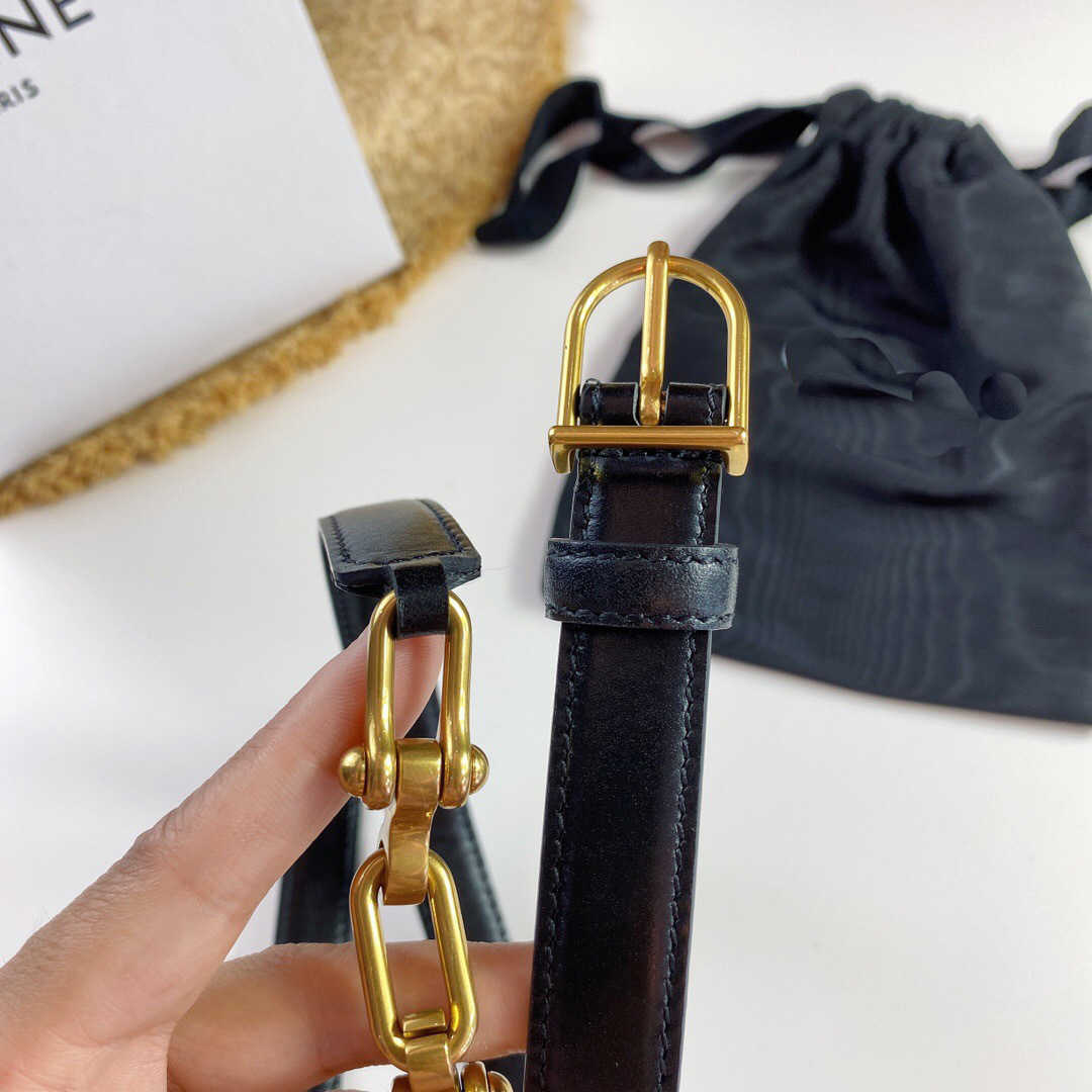 High new Arc de Triomphe narrow version needle buckle chain et skirt decorative belt, Brown
High new Arc de Triomphe narrow version needle buckle chain et skirt decorative belt, Brown