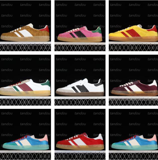 Designer Gazelle Samba OG Shoes Men Women Gazelles Sambas Vegan Striped Velvet Red Black White Gum Trainers Sports Sneakers Size 36-45, Color 35
Designer Gazelle Samba OG Shoes Men Women Gazelles Sambas Vegan Striped Velvet Red Black White Gum Trainers Sports Sneakers Size 36-45, Color 35