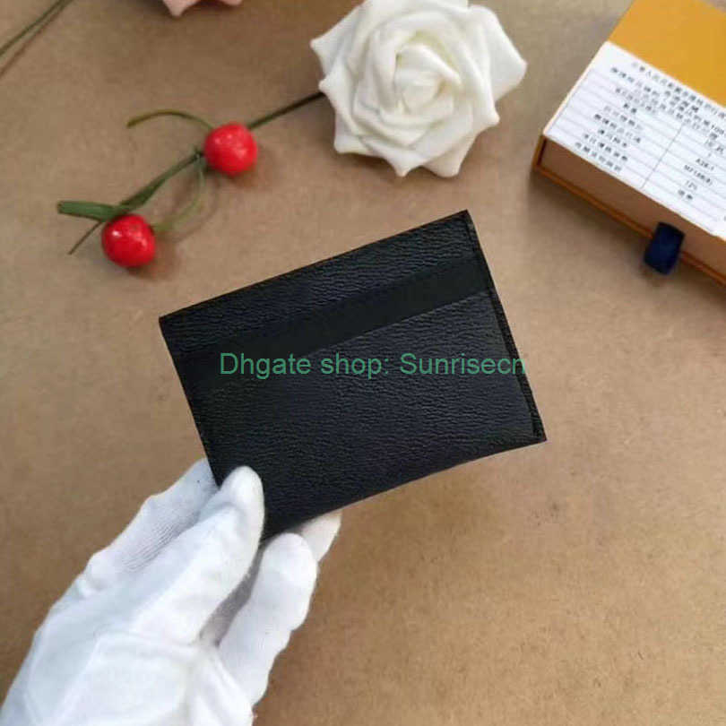 M62170 PORTE CARTES DOUBLE luxurys leather credit card holder wallet designers 4 cards slot purse fashion passport cover with box, Black zig zag
M62170 PORTE CARTES DOUBLE luxurys leather credit card holder wallet designers 4 cards slot purse fashion passport cover with box, Black zig zag