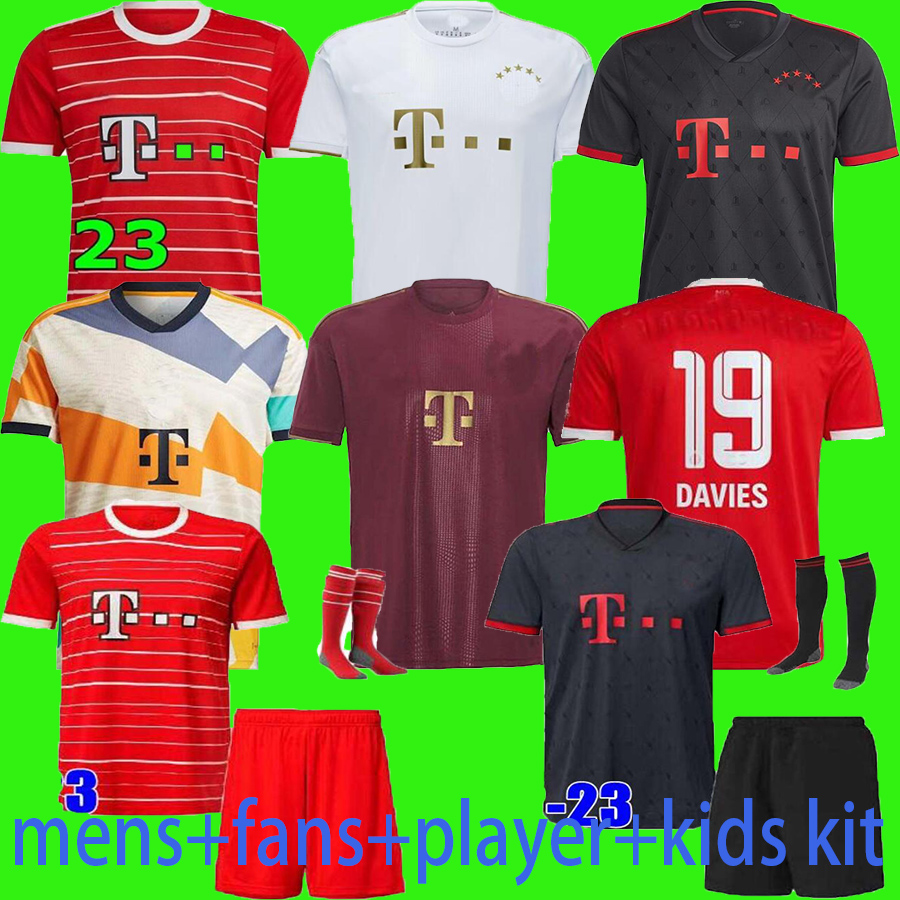MANE soccer jersey FANS Player 22 23 DE LIGT #4 SANE KIMMICH DAVIES football shirt Men Kids sets kit 2022 2023 away TEL MUSIALA BAYERN munich GRAVENBERCH 3rd away, Aldult 3rd+patch
MANE soccer jersey FANS Player 22 23 DE LIGT #4 SANE KIMMICH DAVIES football shirt Men Kids sets kit 2022 2023 away TEL MUSIALA BAYERN munich GRAVENBERCH 3rd away, Aldult 3rd+patch