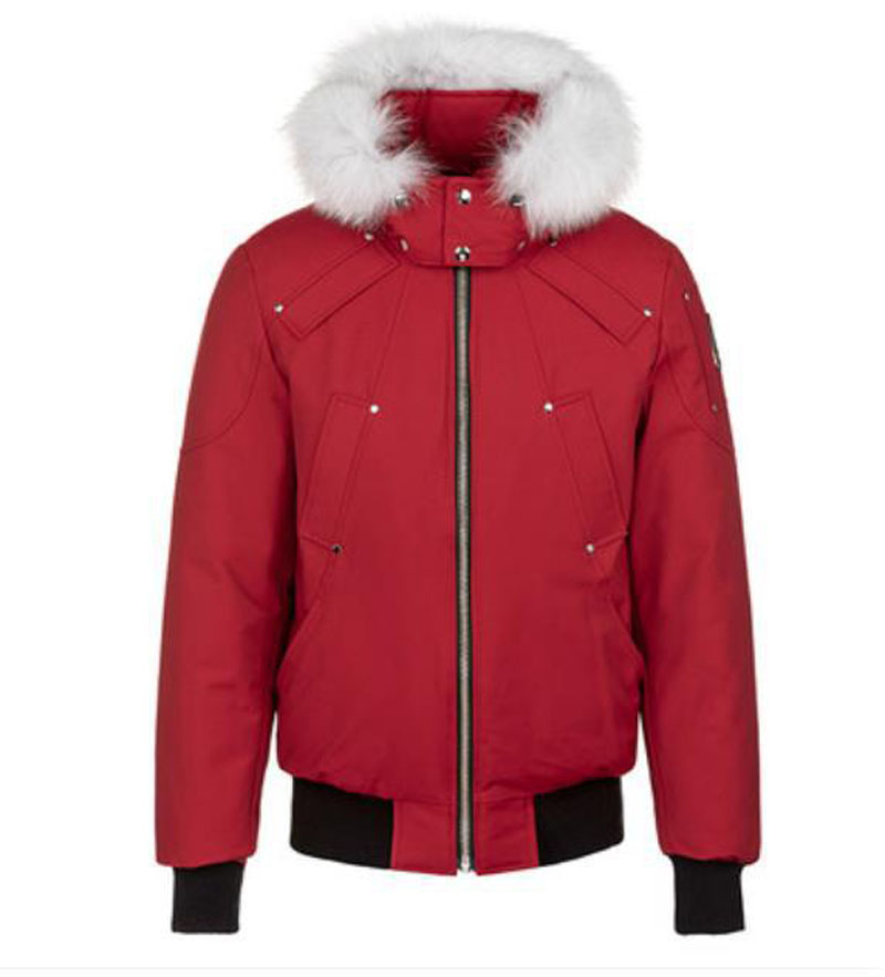 Men's Down Parkas High Quality Real Fur Winter Mens Mooses Ballistic Bomber Parka Jackets Warm Outwear Coat Windproof ShortNROXmmoose, Navy with white fur
Men's Down Parkas High Quality Real Fur Winter Mens Mooses Ballistic Bomber Parka Jackets Warm Outwear Coat Windproof ShortNROXmmoose, Navy with white fur