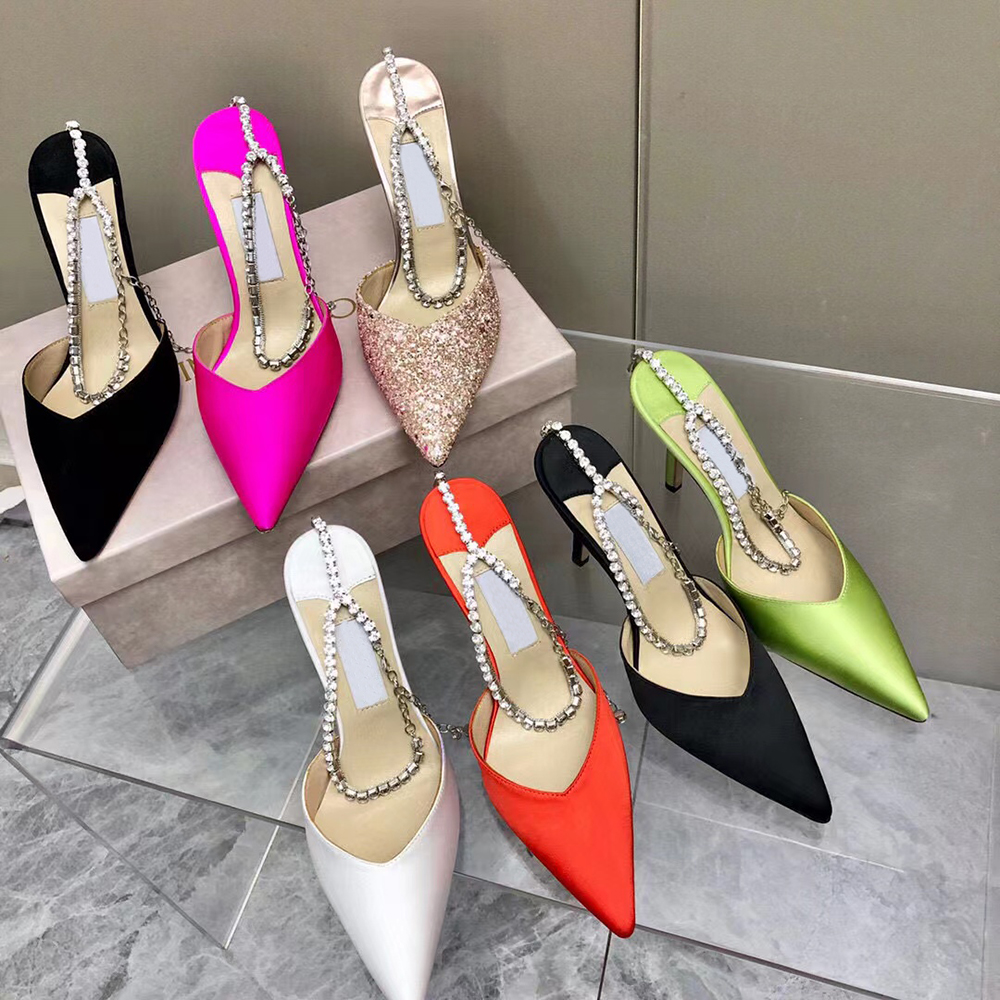 Sandals Dress Shoes Crystal Strap Pumps 100mm white Satin Suede Leather High Heels Bridal Wedding Party Women's Sexy Factory shoes, Black
Sandals Dress Shoes Crystal Strap Pumps 100mm white Satin Suede Leather High Heels Bridal Wedding Party Women's Sexy Factory shoes, Black