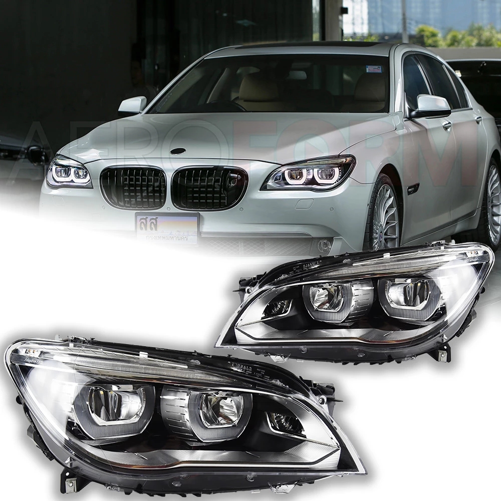 Car Styling for BMW F02 Headlights 2009-2014 740i 730i 735i F01 LED Headlight Projector Lens DRL Automotive Accessories