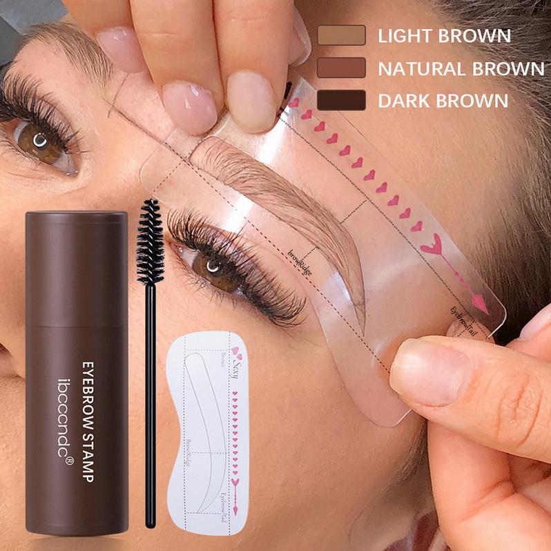 Ibcccndc Inspired Brow Stamp Eyebrow Stencil Enhancer Powder Graphic Helper Natural Wild Styling Wax Soap Waterproof Liner Designer for Beginners Makeup Tattoo, Light brown
Ibcccndc Inspired Brow Stamp Eyebrow Stencil Enhancer Powder Graphic Helper Natural Wild Styling Wax Soap Waterproof Liner Designer for Beginners Makeup Tattoo, Light brown