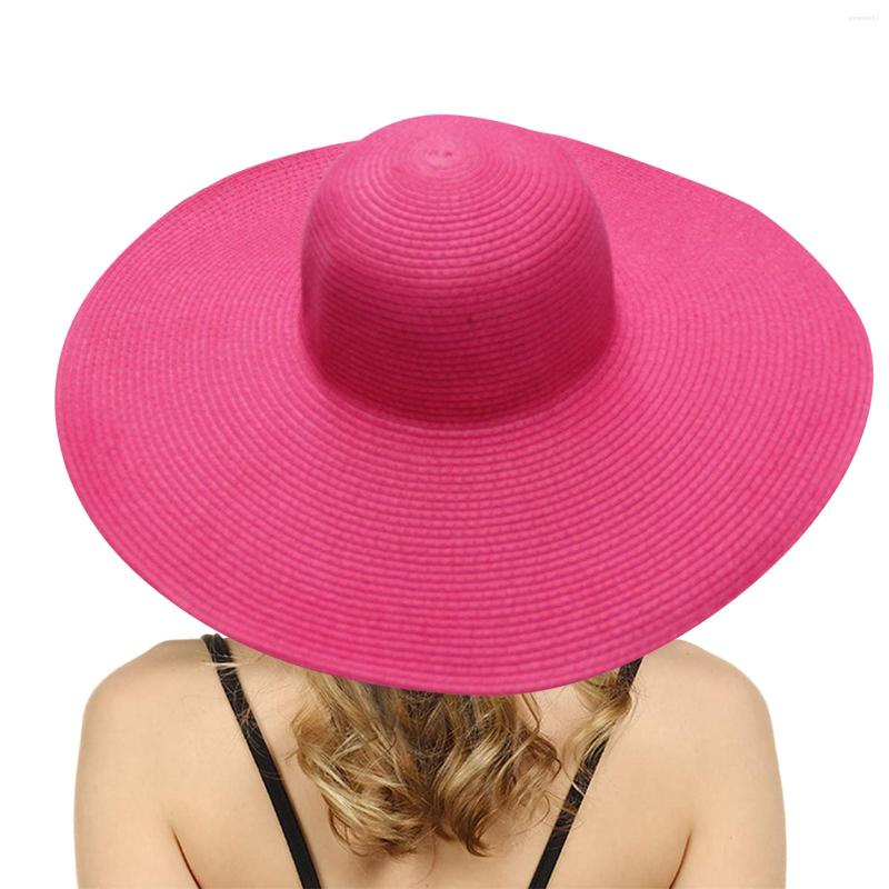 Wide Brim Hats Sun Hat Travel UV Protection Beach Straw Women's Summer Floppy Foldable Cap Chapeu Feminino, Pink
Wide Brim Hats Sun Hat Travel UV Protection Beach Straw Women's Summer Floppy Foldable Cap Chapeu Feminino, Pink