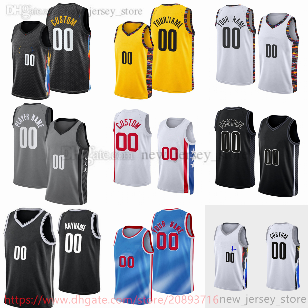 Custom 2022 -23 New Season Printed Basketball Jersey Top Quality Blue Yellow Black White Gray Jersey. Message Any number and name on order, Printed (with team logo)
Custom 2022 -23 New Season Printed Basketball Jersey Top Quality Blue Yellow Black White Gray Jersey. Message Any number and name on order, Printed (with team logo)