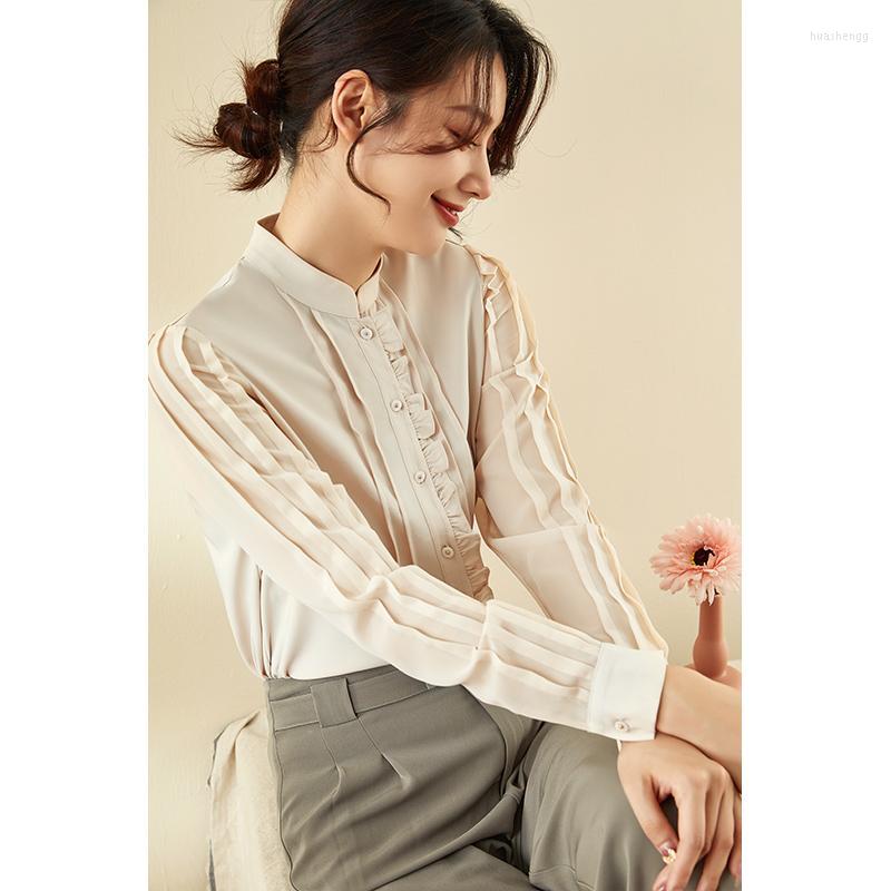 Women's Knits Women's & Tees Shirt 2022 Early Autumn Design Sense Niche Loose Long Sleeve Ol Blouse Sweet Graceful Stand Collar Top, Beige
Women's Knits Women's & Tees Shirt 2022 Early Autumn Design Sense Niche Loose Long Sleeve Ol Blouse Sweet Graceful Stand Collar Top, Beige