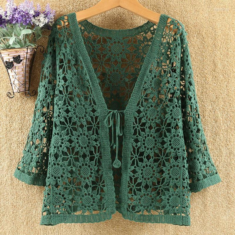 Women's Knits Women's & Tees Sexy Hollow Lace Sunscreen Cardigan Sweater Women Wide Loose Air Conditioning Knitted Thin Section Female, Black
Women's Knits Women's & Tees Sexy Hollow Lace Sunscreen Cardigan Sweater Women Wide Loose Air Conditioning Knitted Thin Section Female, Black