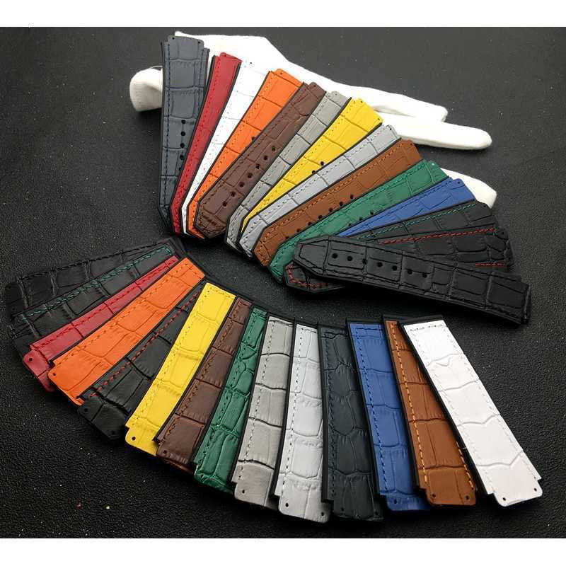 Luxury brand Leather Rubber silicone Watchband butterfly Buckle Hublot strap for Big Bang belt classic fusion
Luxury brand Leather Rubber silicone Watchband butterfly Buckle Hublot strap for Big Bang belt classic fusion