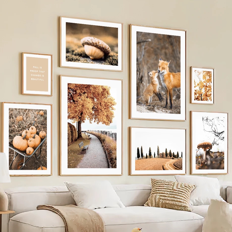 Classic Figure Painting Autumn Field Pumpkin Acorns Fox Family Wall Art Prints Canvas Painting Pictures Home Decor Posters Living Room Decoration Frameless
Classic Figure Painting Autumn Field Pumpkin Acorns Fox Family Wall Art Prints Canvas Painting Pictures Home Decor Posters Living Room Decoration Frameless