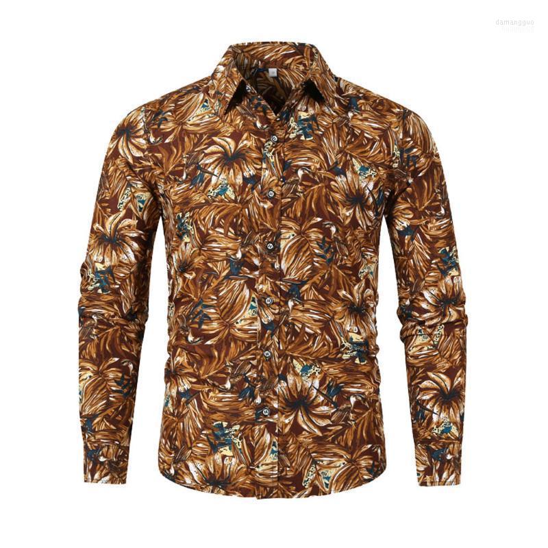Men's Casual Shirts Men Shirt Autumn Winter Single Breasted Men's Slim Printed Long Sleeve Soft Comfortable Top Beach, Brown
Men's Casual Shirts Men Shirt Autumn Winter Single Breasted Men's Slim Printed Long Sleeve Soft Comfortable Top Beach, Brown