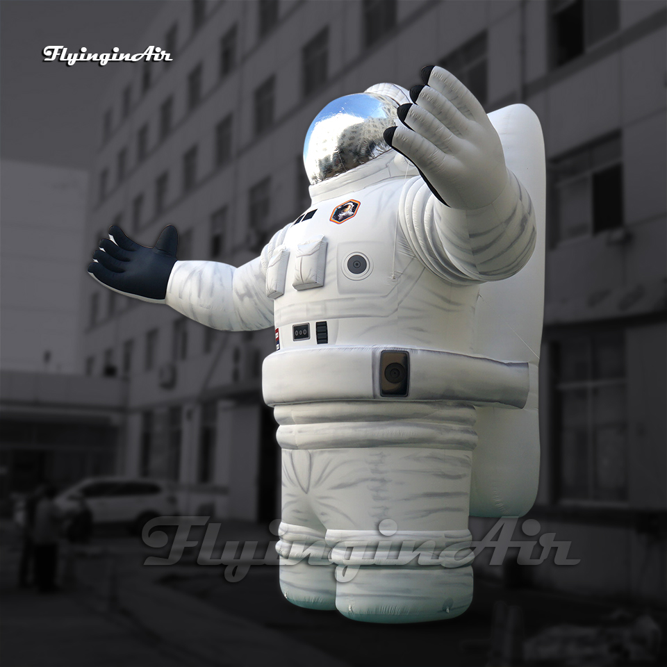Giant Inflatable Astronaut Balloon White Spaceman Model Air Blow Up Half Cosmonaut For Carnival Stage Decoration