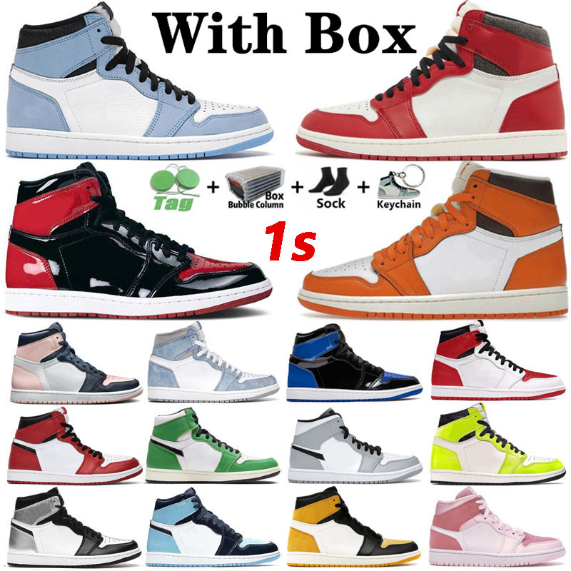 With Box 1 Mens Basketball Shoes 1s Starfish Lost Found Bred Patent University Blue Bubble Gum Yellow Toe UNC Obisidian Hyper Royal Men, 14
With Box 1 Mens Basketball Shoes 1s Starfish Lost Found Bred Patent University Blue Bubble Gum Yellow Toe UNC Obisidian Hyper Royal Men, 14