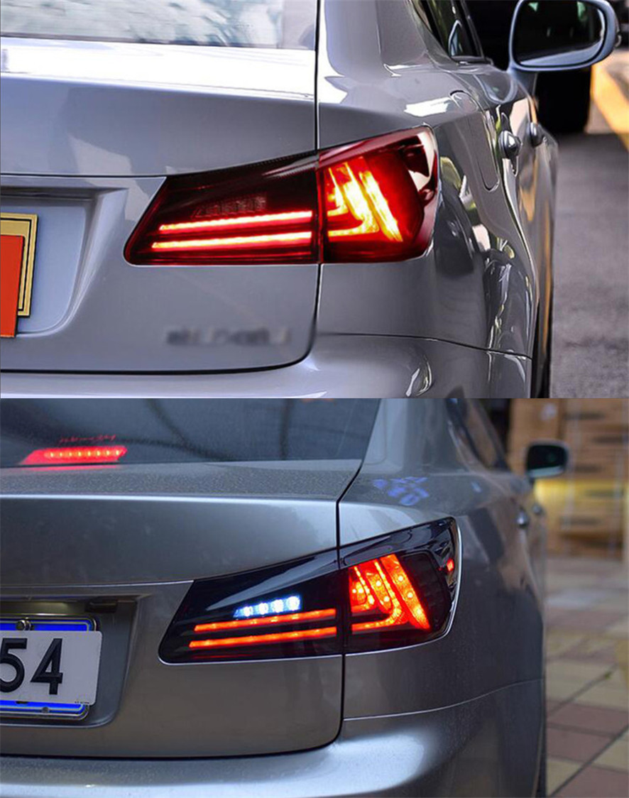 Tail Light For Lexus IS is250 is300 2006-2012 Taillights Rear Lamp LED DRL Running Signal Brake Reversing Parking light Facelift