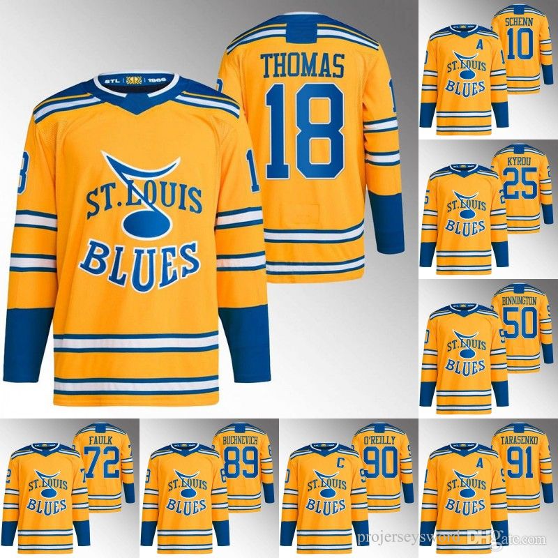College wear #18 Robert Thomas Blues 2023 Reverse Retro Jersey Brayden Schenn Ryan O'Reilly Kyrou Vladimir Tarasenko Binnington Pavel Buchne, Mens 2022 winter classic s-xxxl
College wear #18 Robert Thomas Blues 2023 Reverse Retro Jersey Brayden Schenn Ryan O'Reilly Kyrou Vladimir Tarasenko Binnington Pavel Buchne, Mens 2022 winter classic s-xxxl