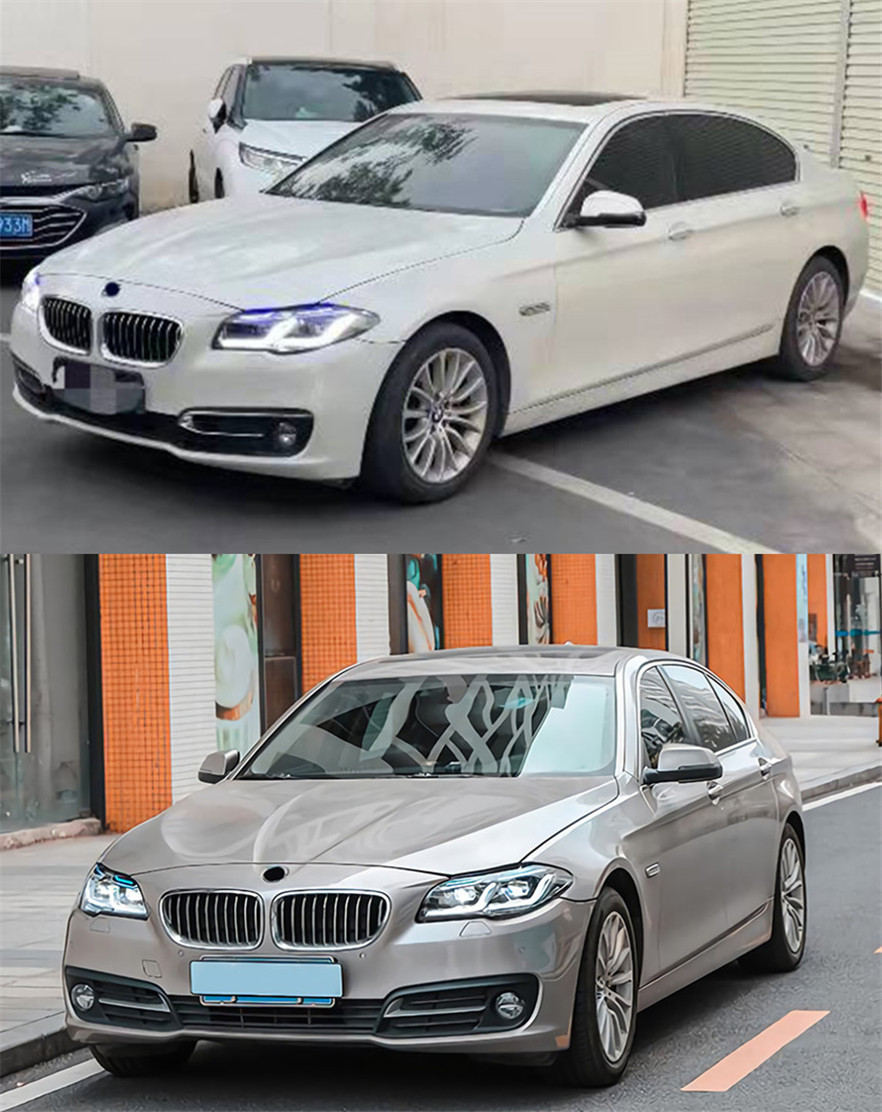 Headlights All LED for BMW F10 LED Headlight Projector Lens 20 10-20 16 F18 520i 525i 530i F11 Front Daytime Running Lights