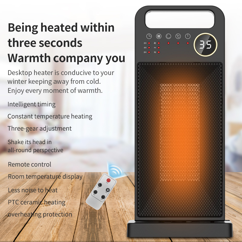 Calentador Elektrische Kachel Calefactor Mini Portable Infrared Fan Heater Space Ptc Room Home Electric Heaters For Winter Home