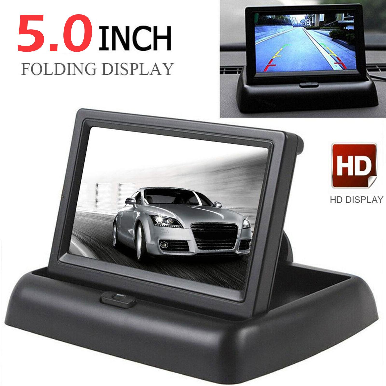 5.0" Car Video Monitor Screen Reverse Camera TFT LCD Display HD Digital Color 5.0 Inch Screen Parking Assistance