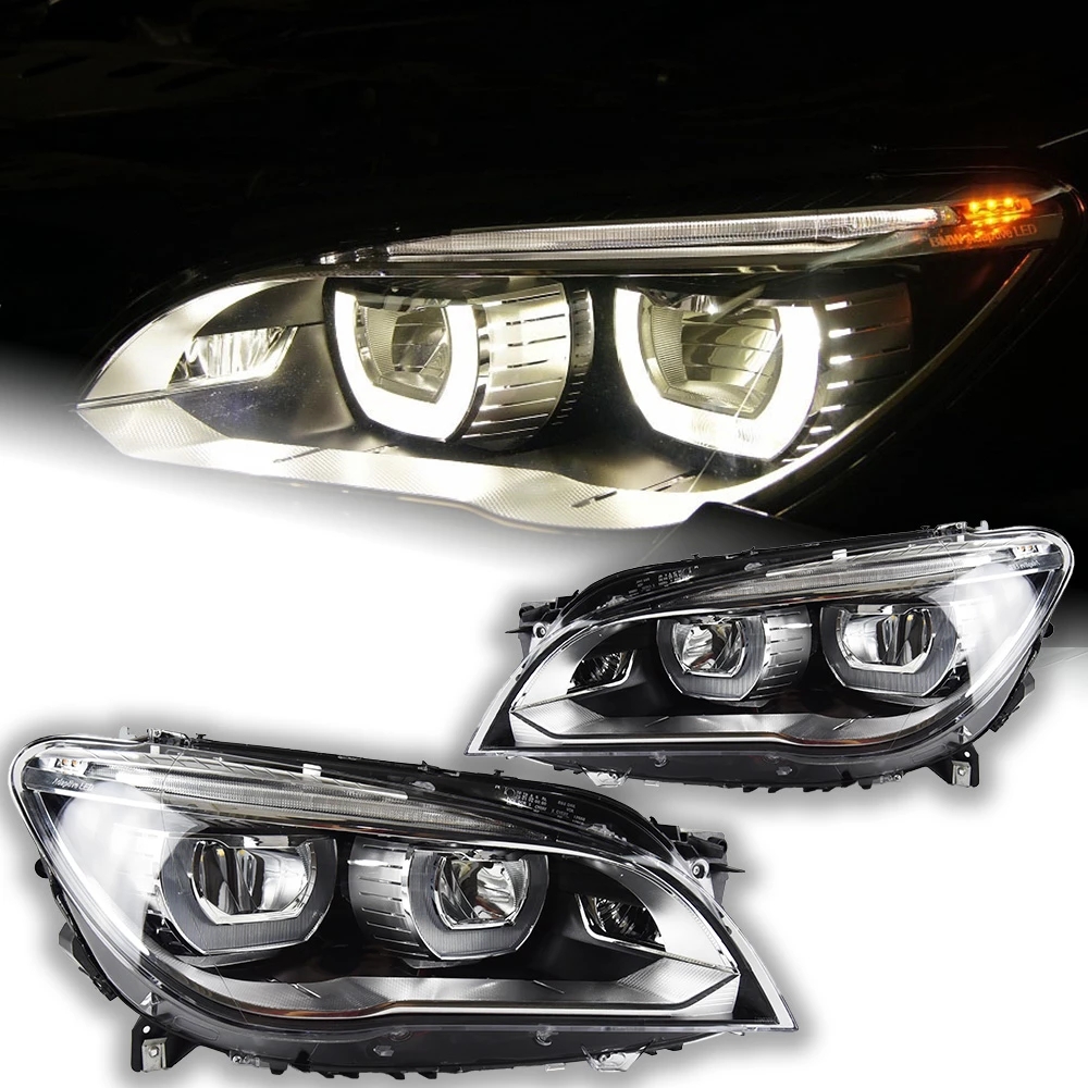 Car Styling for BMW F02 Headlights 2009-2014 740i 730i 735i F01 LED Headlight Projector Lens DRL Automotive Accessories