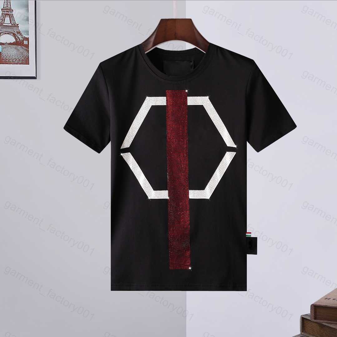 Phillip Men designer PP Skull Diamond Plain t shirt Short sleeve Dollar Brown bear Brand tee O-Neck high Quality Skulls TShirt tees tops 04, 22
Phillip Men designer PP Skull Diamond Plain t shirt Short sleeve Dollar Brown bear Brand tee O-Neck high Quality Skulls TShirt tees tops 04, 22