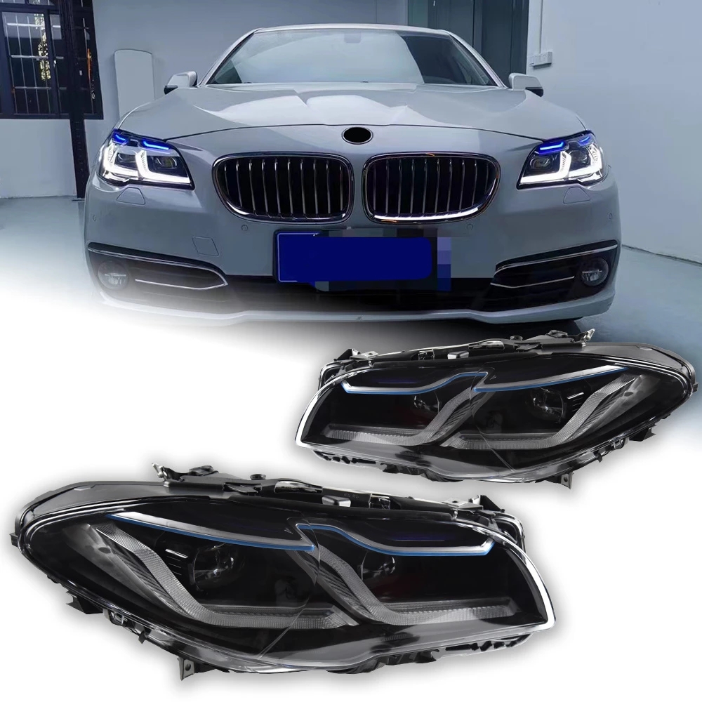 Car Lights for BMW F10 LED Headlight Projector Lens 20 10-20 16 F18 520i 525i 530i F11 Front DRL Signal Automotive Accessories