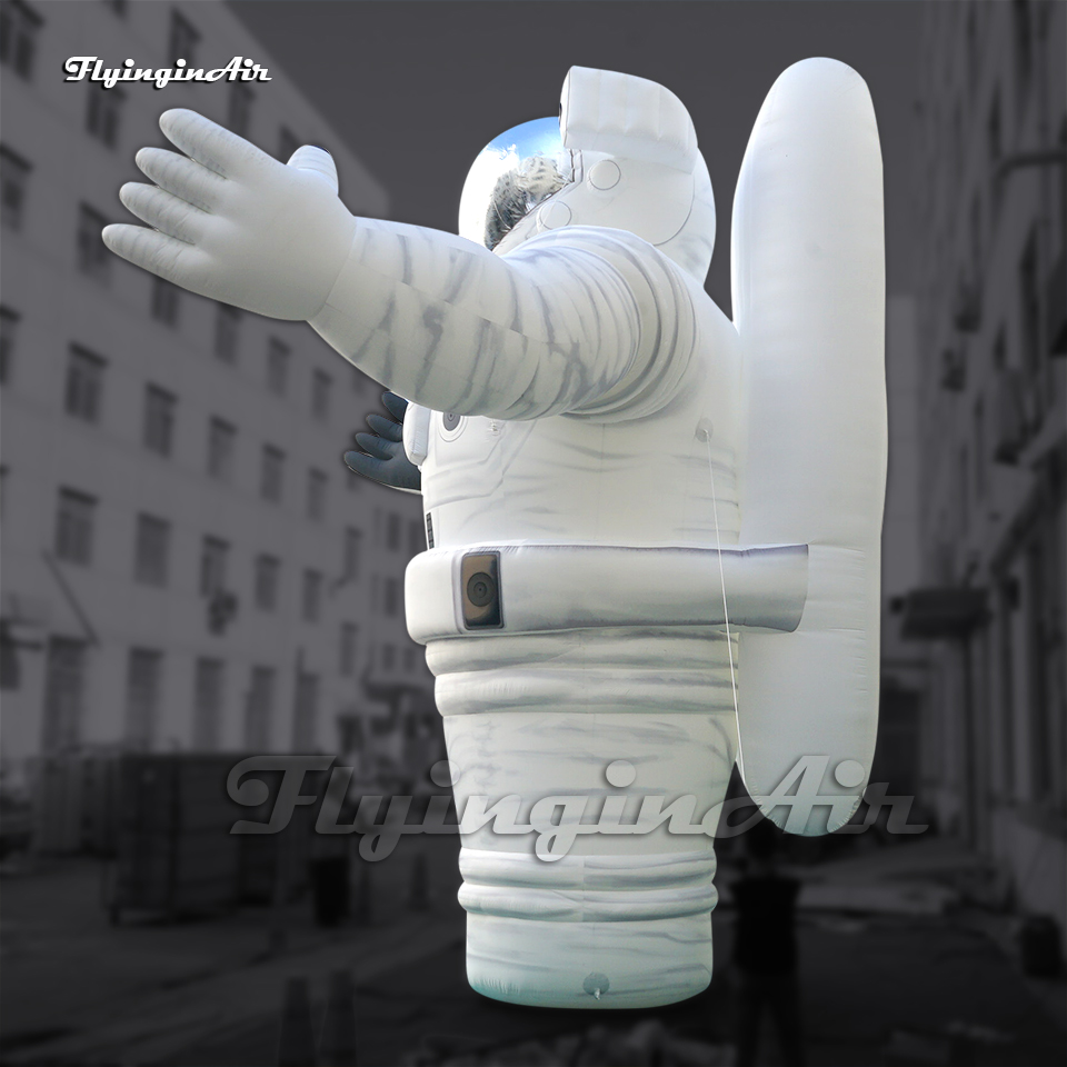 Giant Inflatable Astronaut Balloon White Spaceman Model Air Blow Up Half Cosmonaut For Carnival Stage Decoration