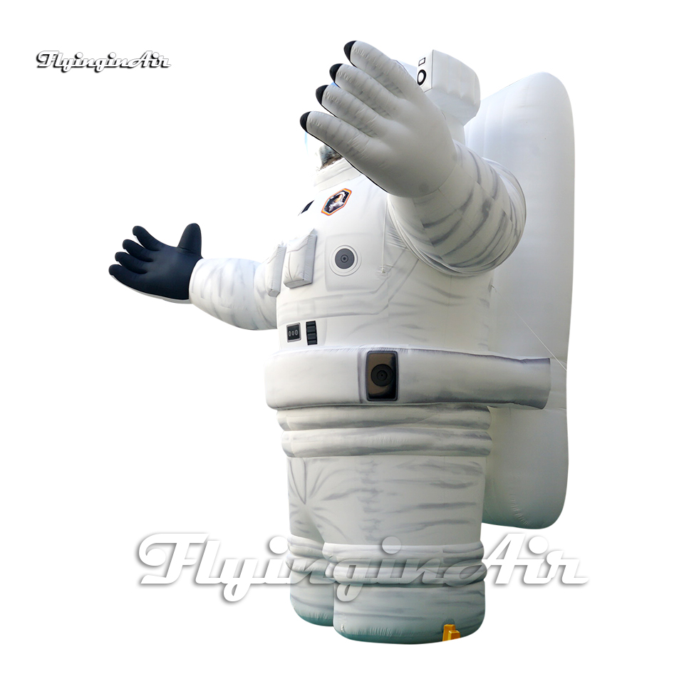 Large Half-length Inflatable Astronaut Model White Spaceman Balloon Artistic Air Blow Up Cosmonaut For Space Show
