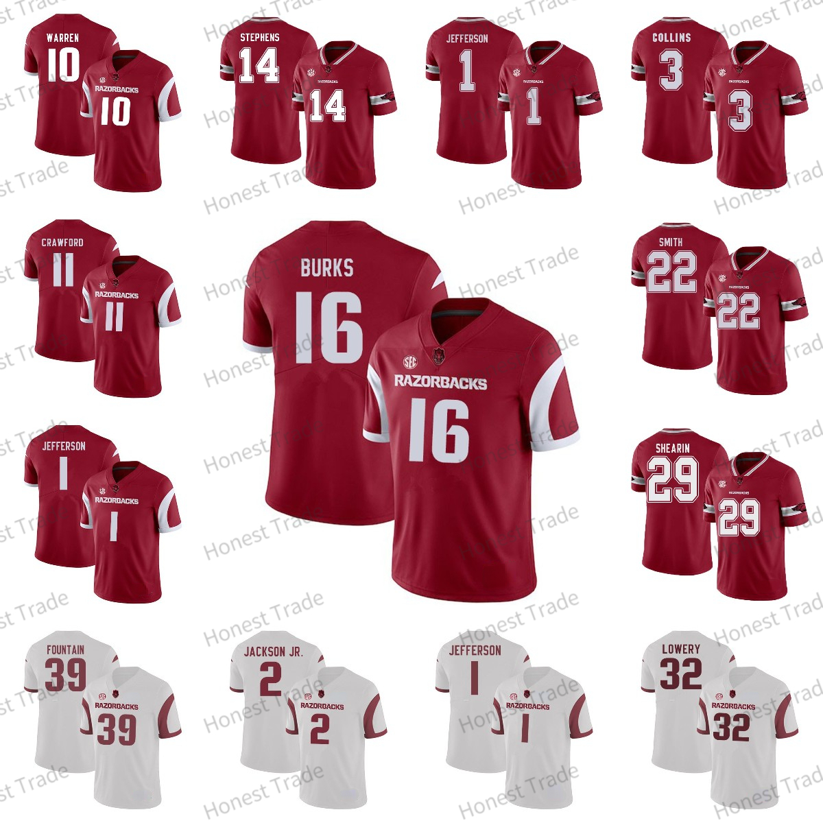 NEW American College Football Wear Custom Arkansas Football Jersey 11 Jaqualyn Crawford 1 KJJe fferson5D a rrenMc Fadden14 Br yceSt ephens16 Tr eylonBu rksNC AACo ll, Red jersey style 1
NEW American College Football Wear Custom Arkansas Football Jersey 11 Jaqualyn Crawford 1 KJJe fferson5D a rrenMc Fadden14 Br yceSt ephens16 Tr eylonBu rksNC AACo ll, Red jersey style 1