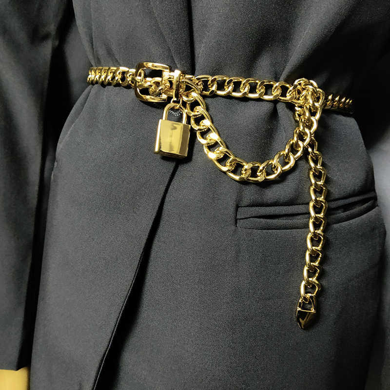 Belts Gothic Gold Chain Belts For Women Waist Cuban Punk Silver Metal Corset Belt Long Dress Waistband Lock Cloth Accessory T221028, Black
Belts Gothic Gold Chain Belts For Women Waist Cuban Punk Silver Metal Corset Belt Long Dress Waistband Lock Cloth Accessory T221028, Black