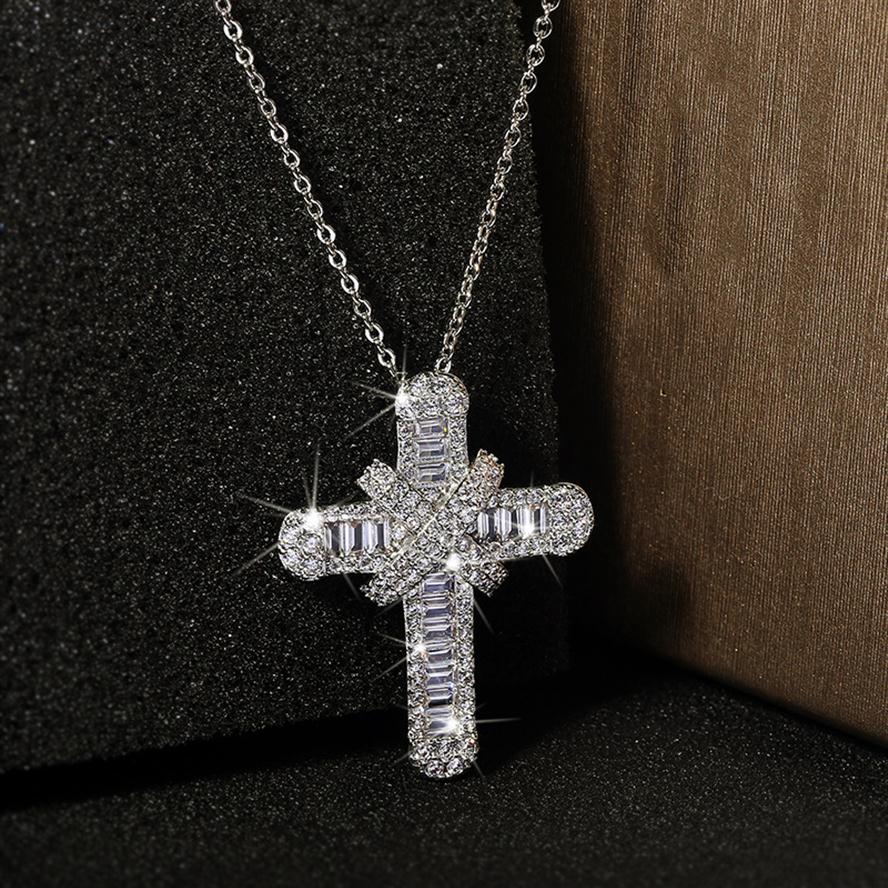 Diamonds Iced Out Cross Pendant Necklaces for Mens Womens Necklace Cuban Link Chains Hip Hop Jewelry253n
Diamonds Iced Out Cross Pendant Necklaces for Mens Womens Necklace Cuban Link Chains Hip Hop Jewelry253n