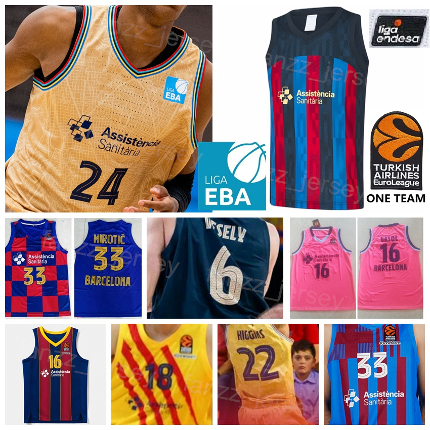 22 23 Barca Lassa Basketball 12 Nikola Kalinic Jersey Baloncesto Liga A 24 Kyle Kuric 13 Tomas Satoransky 3 Oriol Pauli 23 James Nnaji 22 Cory Higgins Euroleague EBA, 2022 yellow
22 23 Barca Lassa Basketball 12 Nikola Kalinic Jersey Baloncesto Liga A 24 Kyle Kuric 13 Tomas Satoransky 3 Oriol Pauli 23 James Nnaji 22 Cory Higgins Euroleague EBA, 2022 yellow