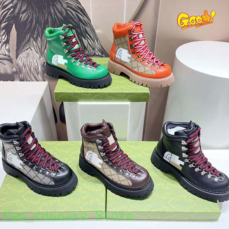 Designer boots autumn winter luxury Womens Fashion printing Multi style leather shoes HOT platform woman ankle boot Decorative 38-45