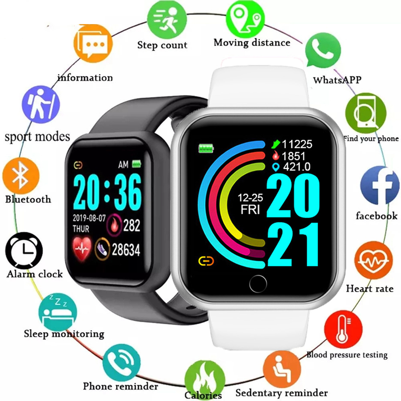 Smart Watch Smartwatch Sport Bracelet Fitness Tracker Heart Rate Monitor Blood Pressure Smart Watches For Men Women