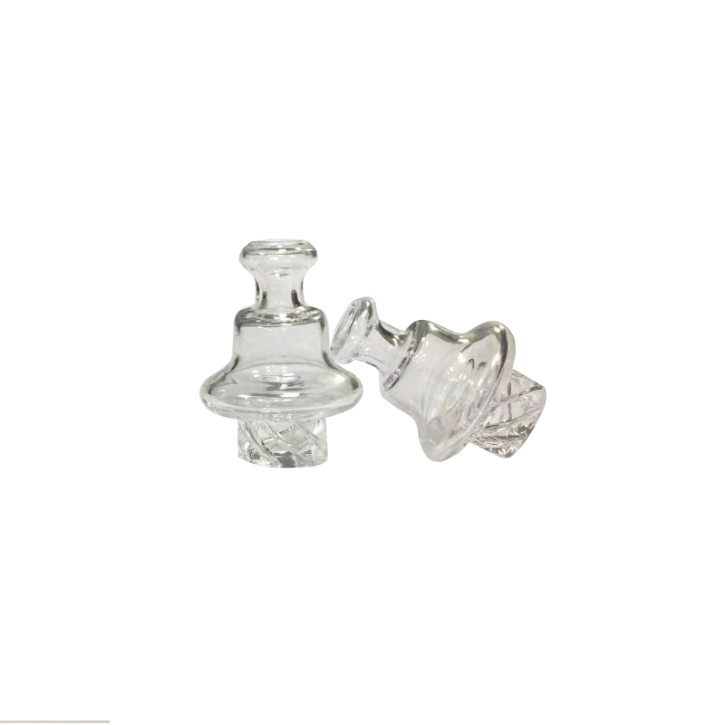 Smoking Glass Cyclone Vortex Carb Cap Carbs Lid For Quartz Bangers Slide Domeless Dabber Rig Nails