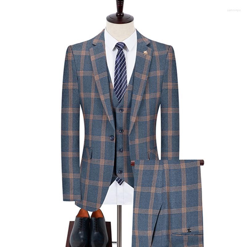 Men's Suits Men's & Blazers Pants Vest Set 3 Pieces / 2022 Men's Business Casual Fashion Three Piece Plaid Suit Jacket Coat, 2 pcs set gray
Men's Suits Men's & Blazers Pants Vest Set 3 Pieces / 2022 Men's Business Casual Fashion Three Piece Plaid Suit Jacket Coat, 2 pcs set gray