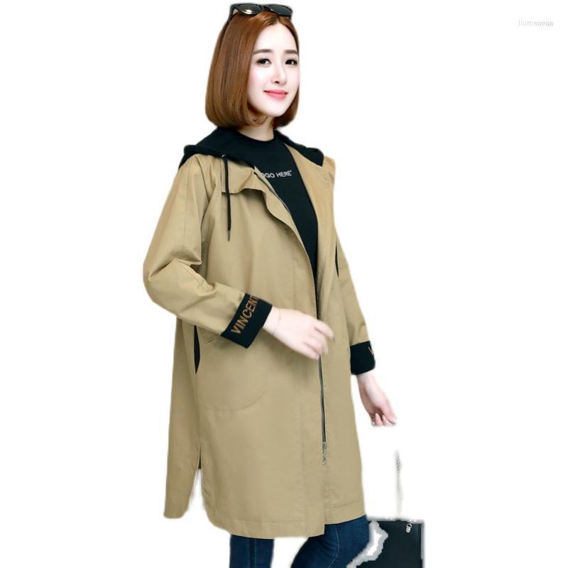 Women' Trench Coats Women' Spring Autumn Long Women Coat 2022 Fashion Loose Stitching Cotton Windbreaker Jacket Plus Size 4XL Casual, Khaki
Women' Trench Coats Women' Spring Autumn Long Women Coat 2022 Fashion Loose Stitching Cotton Windbreaker Jacket Plus Size 4XL Casual, Khaki