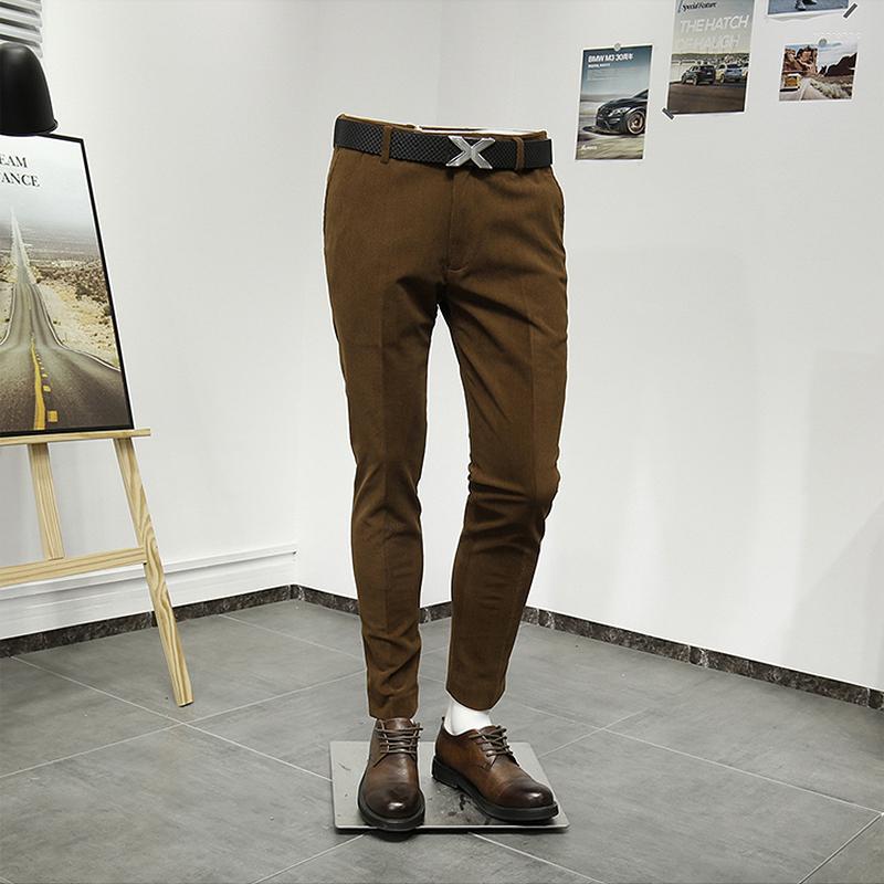 Men's Suits Men's & Blazers Mens Pants Deep Brown Casual Corduroy Long Pant Business Man Fashion Slim Korea Style Formal Gentleman, Auburn
Men's Suits Men's & Blazers Mens Pants Deep Brown Casual Corduroy Long Pant Business Man Fashion Slim Korea Style Formal Gentleman, Auburn