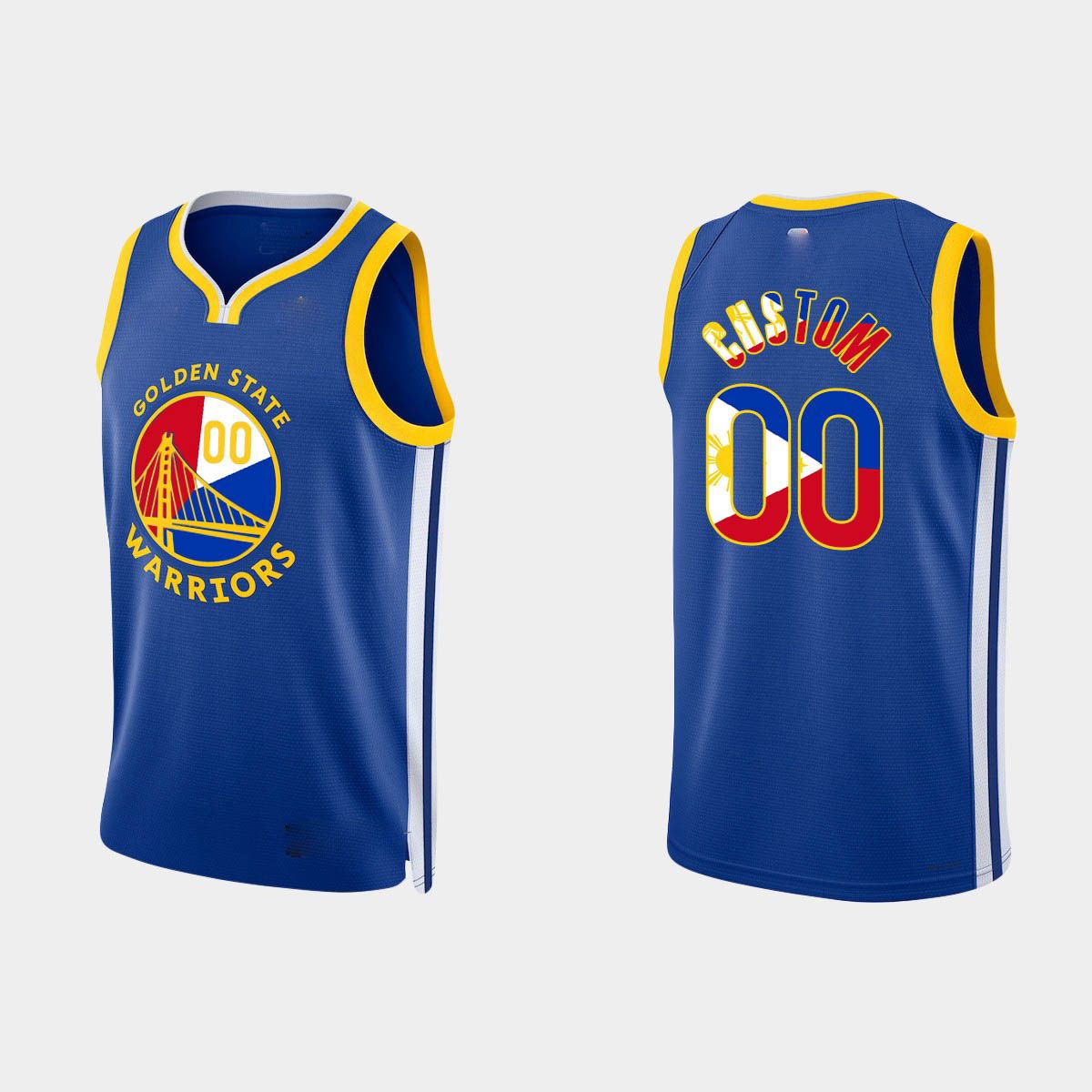 CUSTOM Men Custom Golden State''Warriors''Jersey Custom 2022-2023 Basketball Jerseys Filipino Heritage Royal, Color
CUSTOM Men Custom Golden State''Warriors''Jersey Custom 2022-2023 Basketball Jerseys Filipino Heritage Royal, Color
