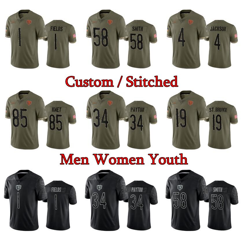 1 Justin Fields Jersey Chicago''Bears''Walter Payton Darnell Mooney Roquan Smith Cole Kmet Eddie Jackson David Salute To Service Limited rug, Stitched
1 Justin Fields Jersey Chicago''Bears''Walter Payton Darnell Mooney Roquan Smith Cole Kmet Eddie Jackson David Salute To Service Limited rug, Stitched