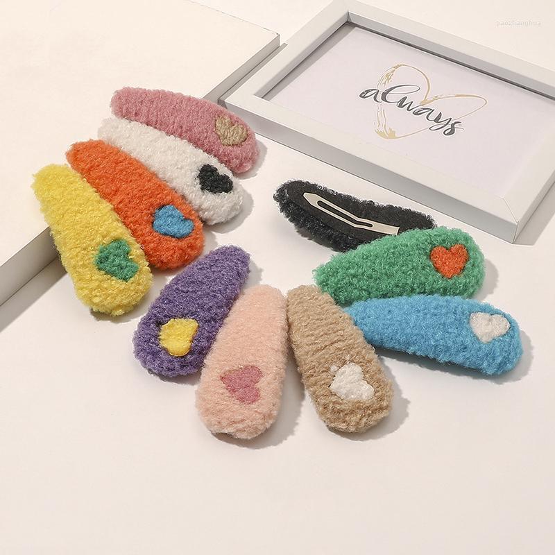 Hair Clips & Barrettes Factory Wholesale Korean Fashion Super Cute Heart Plush Hairpin Hairclips Accessories For Women
Hair Clips & Barrettes Factory Wholesale Korean Fashion Super Cute Heart Plush Hairpin Hairclips Accessories For Women