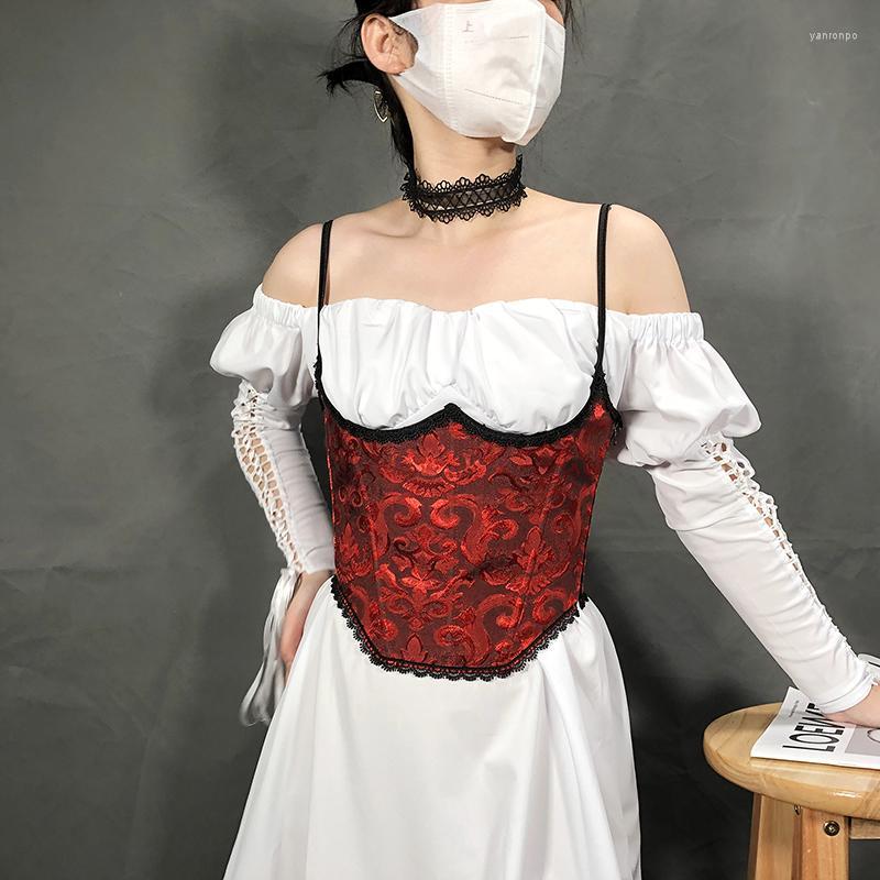 Bustiers & Corsets Spring Embroidery Floral Print Zipper Slimming Waist Underbust Corset Without Dress For WomenBustiers, Black
Bustiers & Corsets Spring Embroidery Floral Print Zipper Slimming Waist Underbust Corset Without Dress For WomenBustiers, Black