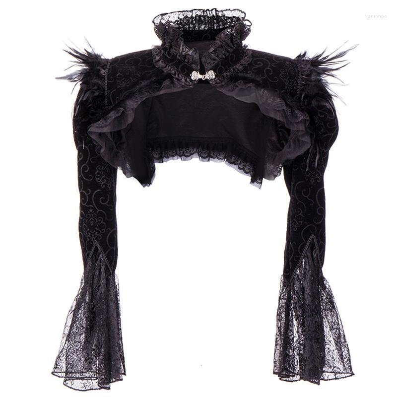 Bustiers & Corsets Fashion Lady Corset Feather Shrug Shawl Costume Deluxe Victorian Gothic Steampunk Lace Trim Long Sleeve JacketBustiers, Black
Bustiers & Corsets Fashion Lady Corset Feather Shrug Shawl Costume Deluxe Victorian Gothic Steampunk Lace Trim Long Sleeve JacketBustiers, Black