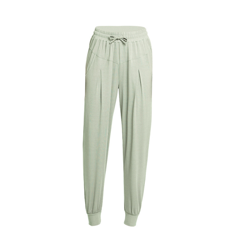 Women Yoga Outfit Running Pocket Joggers Casual Training Fast Dry Elastic Pants For Fitness Exercise Running